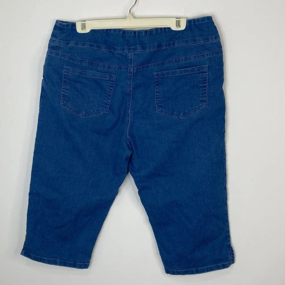 Blair Petite Demin Capris - Picture 3 of 6